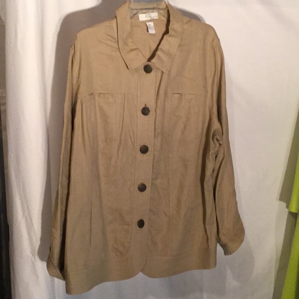 Lucy & Laurel linen 3x jacket worn once